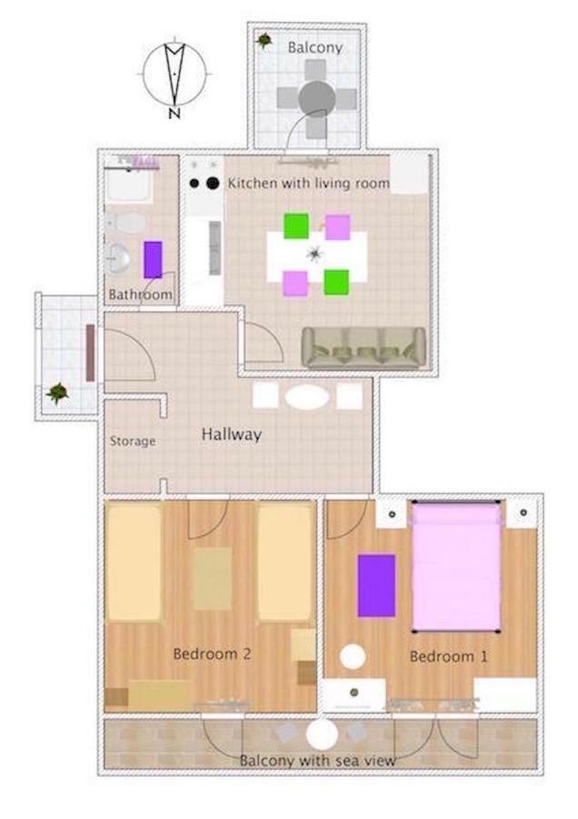 Apartments Villa Ana มาลี เดอร์เวนิค ภายนอก รูปภาพ
